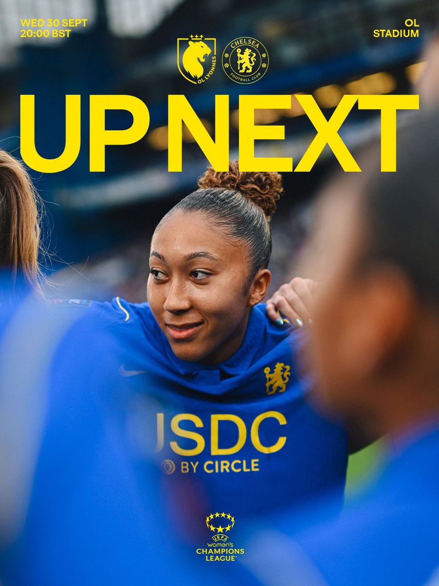 ChelseaFCW's tweet photo. Focus shifts to Lyon. ✈️🇫🇷 https://t.co/NWJMX6lQNb