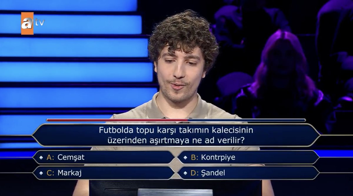 bosunatiklama's tweet photo. Kim Milyoner Olmak İster'de bir yarışmacının 2 joker kullanıp elendiği soru: https://t.co/V0XDDKjeHi