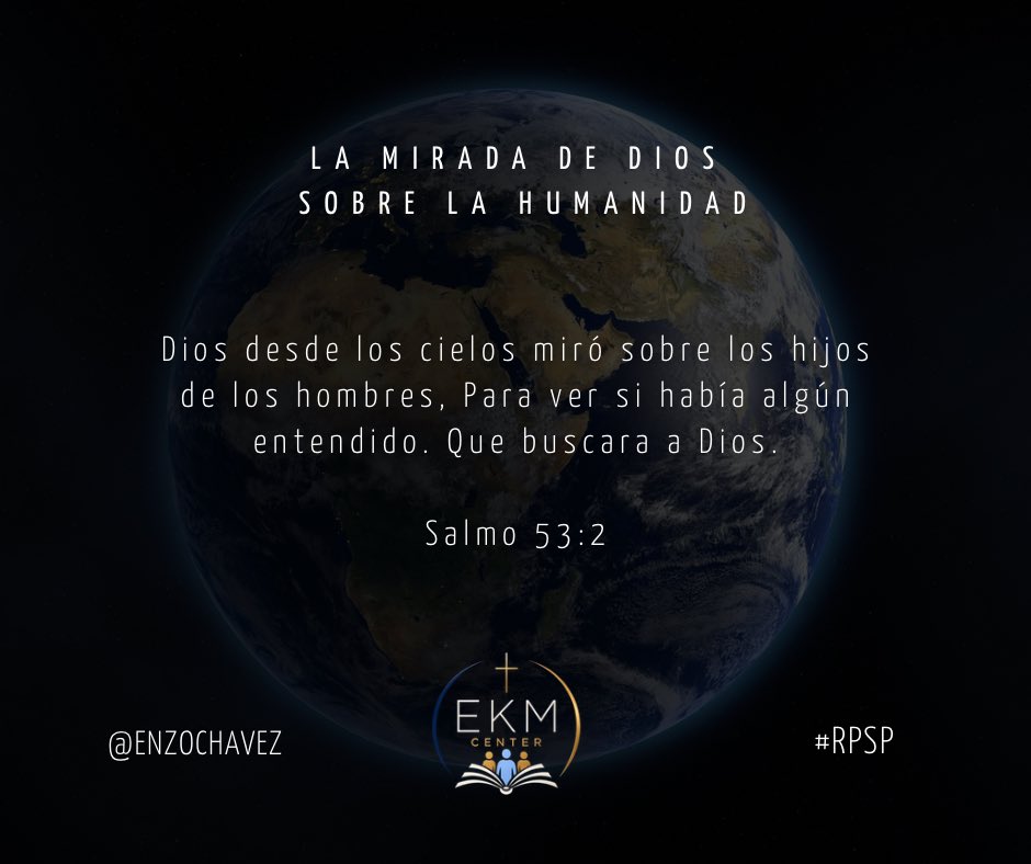 EnzoChavez's tweet photo. Salmo 53
Dios no mira solo nuestras actividades, sino nuestro corazón. Podemos hacer mucho para Él y dejar de buscarlo. La verdadera espiritualidad nace cuando dejamos de buscar solo sus bendiciones y buscamos al Dios mismo. #rpsp #OneVoice27 https://t.co/BO4g7Qvrko