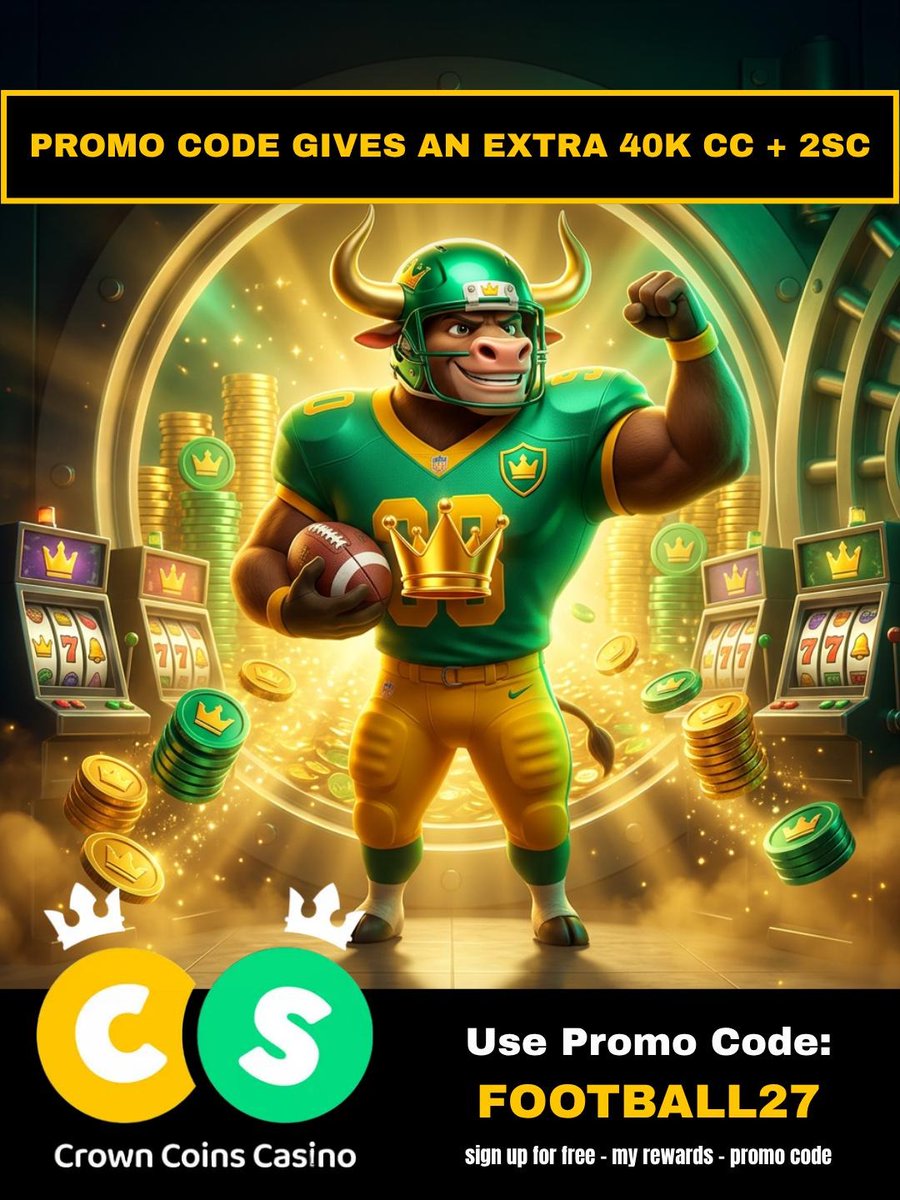 tihall2929's tweet photo. Crown Coins has been on fire, every spin tells a story. Just discovering Crown Coins? Use code FOOTBALL27 to start. #FYP #CrownCoins #CrownCoinsCasino #DrakeMaye https://t.co/IH6swCTQpn