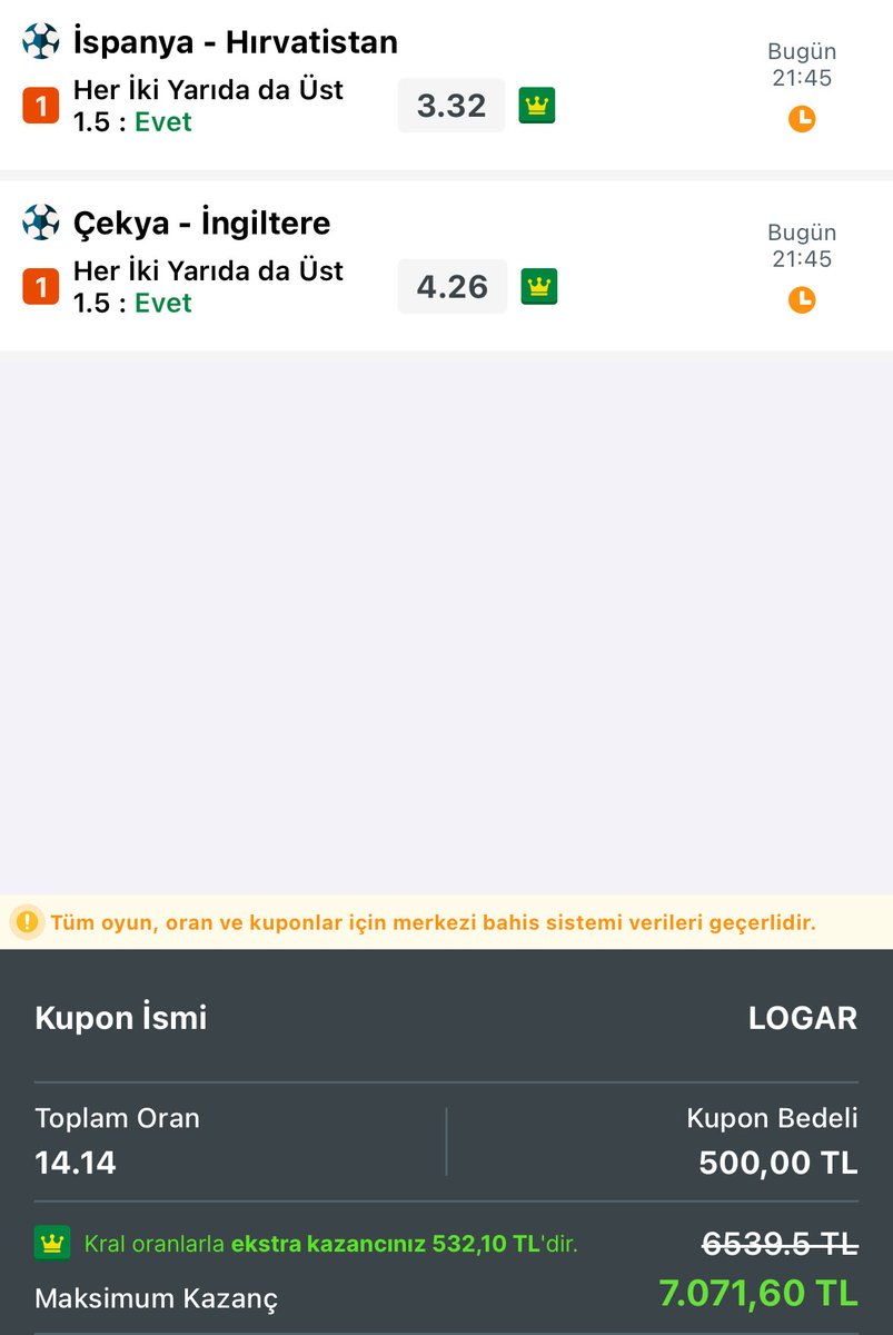 logarBahis's tweet photo. 🤔🤔

DENEYELİM BAKALIM DOSTLAR...🙋 https://t.co/vgKUaUjr4C