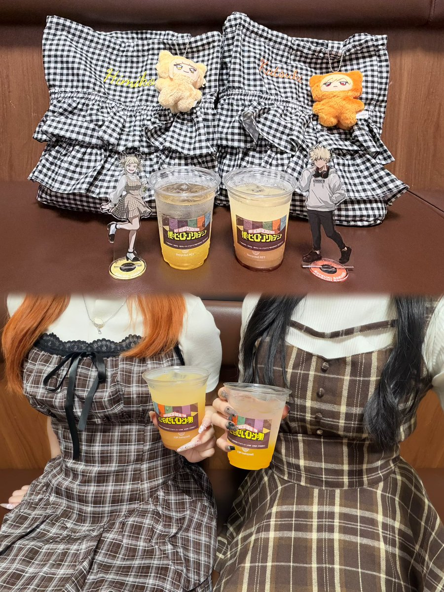 nya_2_2_'s tweet photo. まねきねこ🐱🤎
ヒミコちゃんとおそろい🎶
名前入りのバックもおそろいなの〜！！ https://t.co/uogKFXGioX