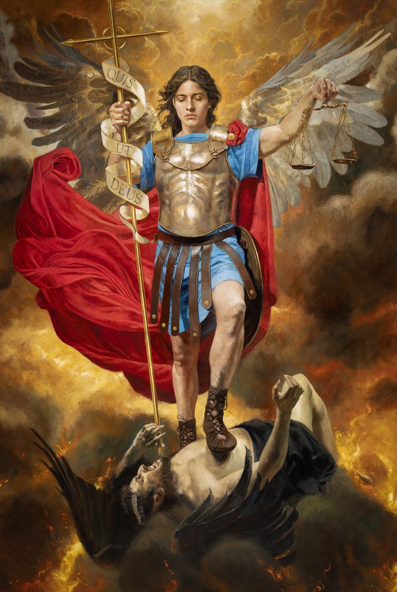 Raul_Berzosa's tweet photo. San Miguel Arcángel, defiéndenos en la batalla.  

Hoy se celebra la festividad de tres de los santos arcángeles: Miguel, Rafael y Gabriel. https://t.co/0drniAA3vo
