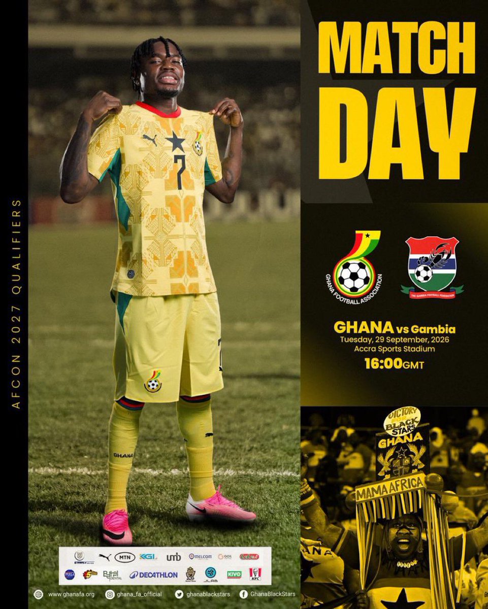 the_leroystyles's tweet photo. Gambia 🇬🇲 go really suffer today .
90mins at Accra Sports stadium go long give them waaa.

FT : Ghana 🇬🇭 3 - 0 Gambia 🇬🇲 https://t.co/uyM6XgEgni