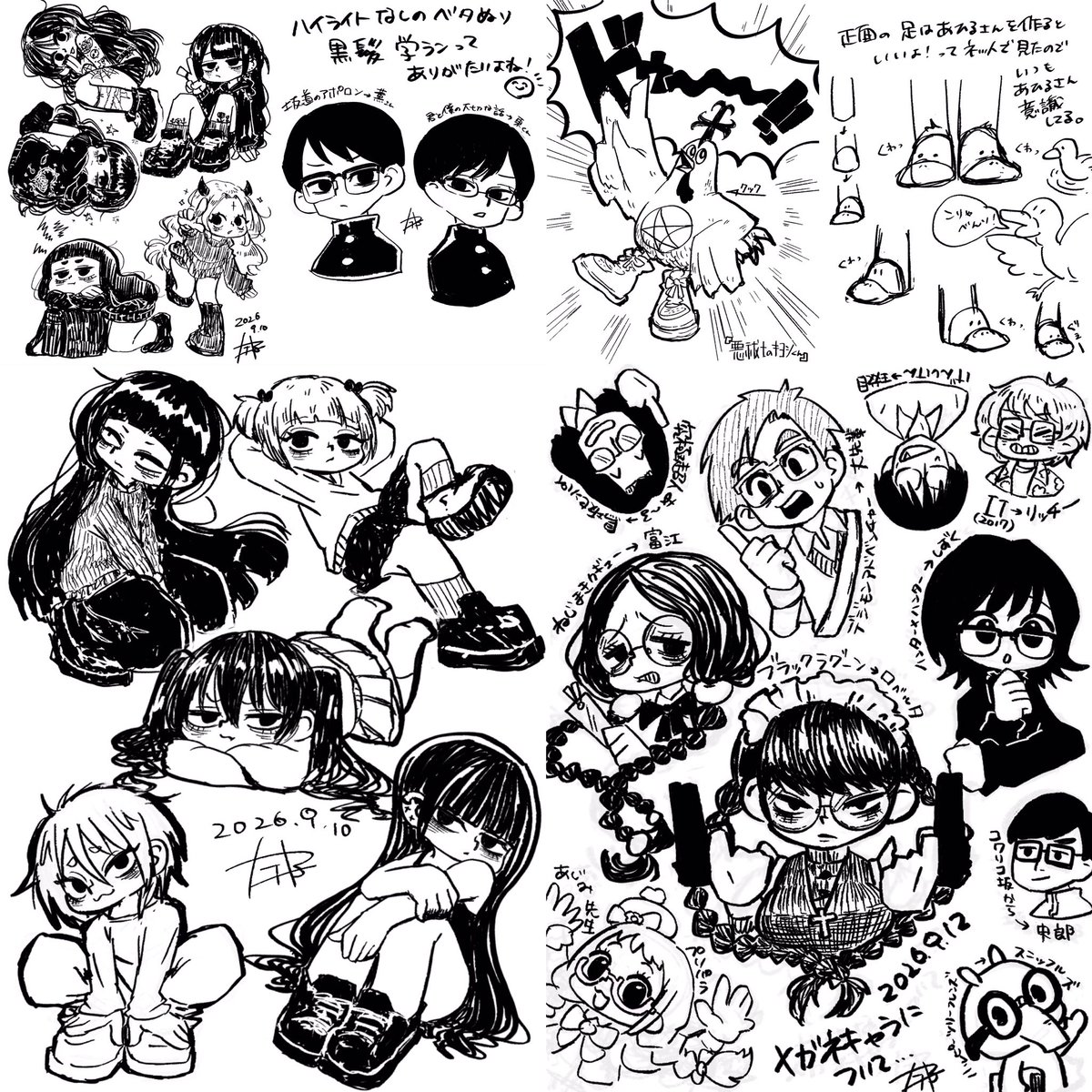 takeko_np's tweet photo. #今月描いた絵を晒そうㅤ 
序盤にたくさん描いた https://t.co/m13gSFHTie