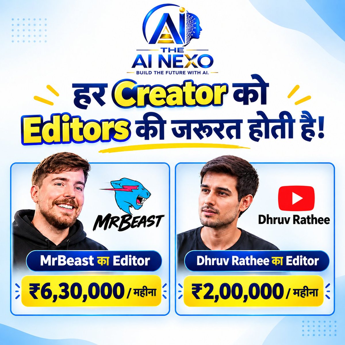 TheAINexo's tweet photo. The AI NEXO - Learn AI for YouTube video production, automated scriptwriting, video editing. https://t.co/YFA2FzPbp5