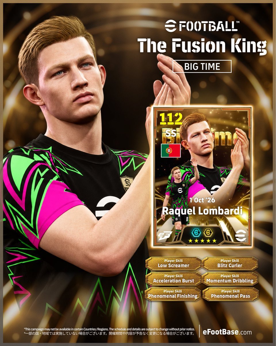UmarEniola's tweet photo. The Man, The Myth, The Legend
#efootball #efootball2027 https://t.co/nakQczZmUI