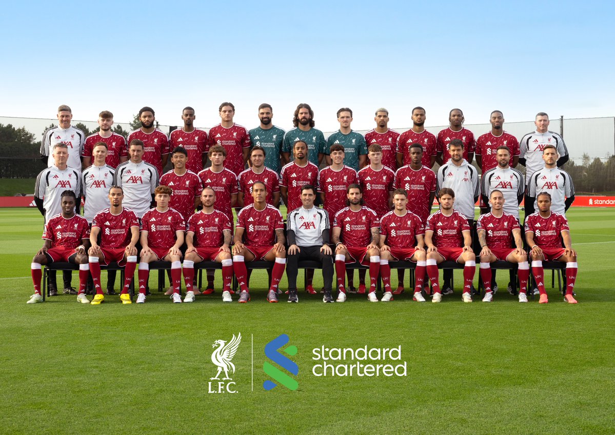 LFC's tweet photo. Our official 2026-27 squad photo 📸🔴 https://t.co/NYzcQTTCrX