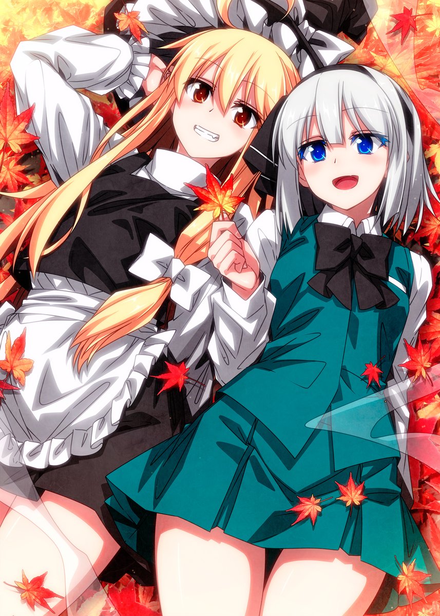 sazanamimio's tweet photo. 魔理沙と妖夢 https://t.co/axWZEJjyoT