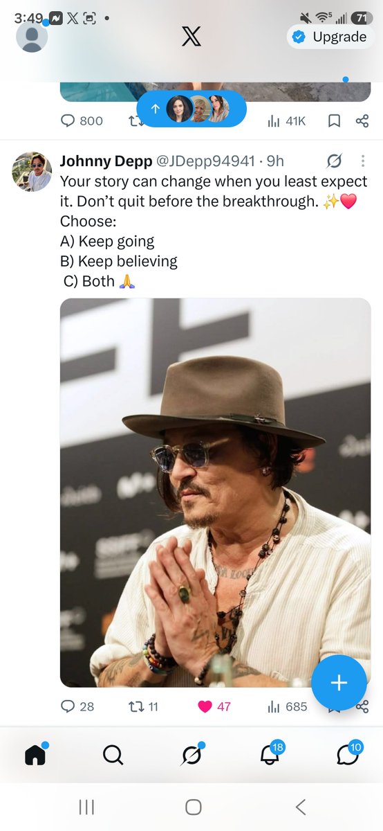 Jimmy7783861540's tweet photo. @FanJohnnydepp9 Johnny u Win, u Rock &amp; u Roll.  Nuff Said https://t.co/vNioF6NPD3