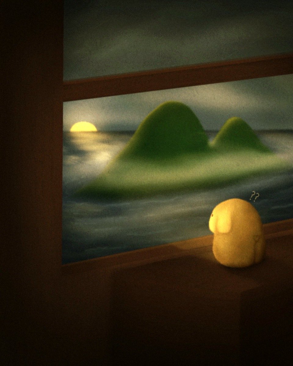 caysishere's tweet photo. EP 1: THE GREY 🌫️🪟
One evening, something grey crept in the island outside the window.
Cays pressed his nose to the glass…
“What is that grey thing around the island?”

“Pupu, can you see it too? Maybe it’s a little bit scary… but I think we’ll find sth!”

#caysroom #caysfoggy https://t.co/SvrNPz3fw1