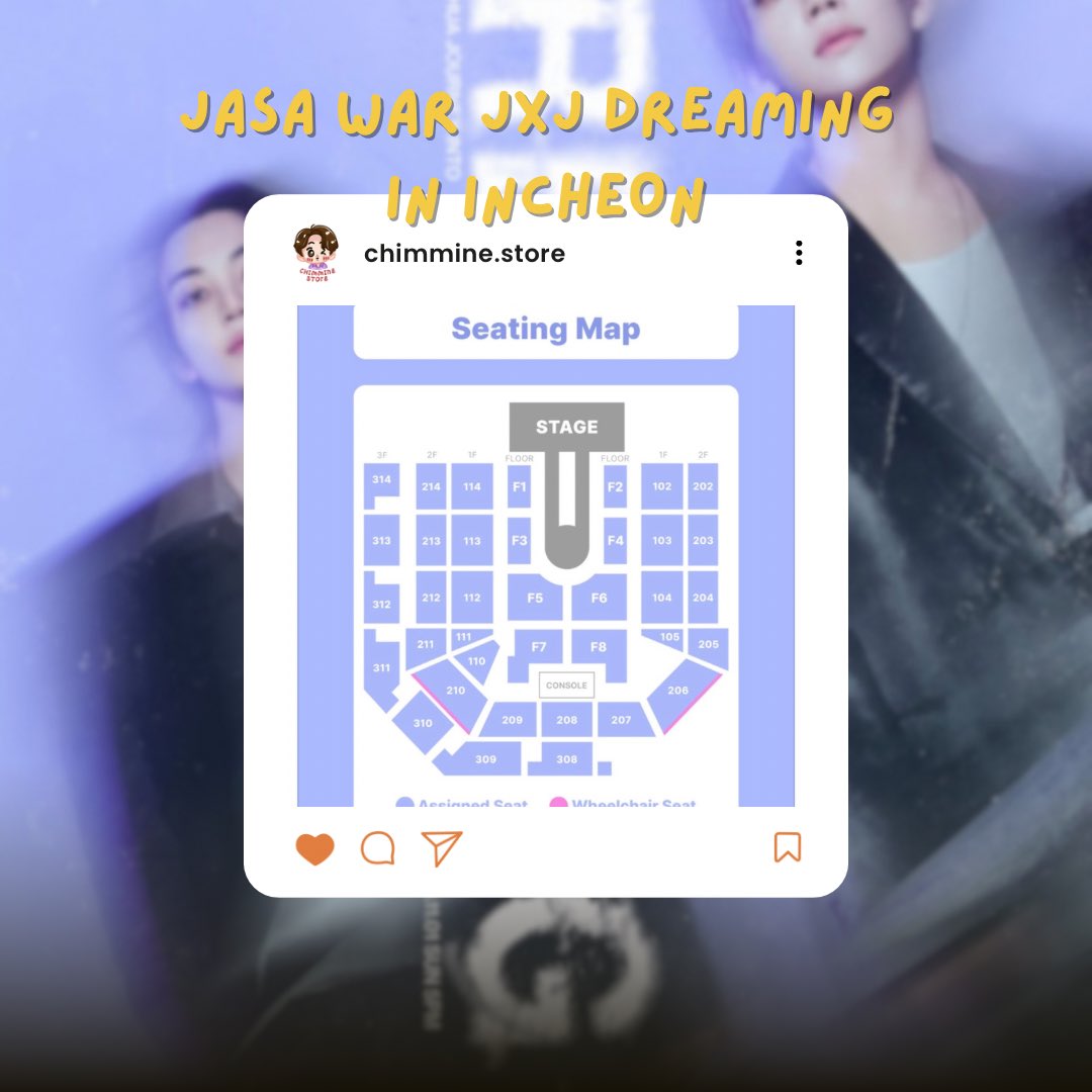 chimmine_store's tweet photo. 𝑱𝒂𝒔𝒘𝒂𝒓 🎟️ JXJ DREAMING IN INCHEON

Available for manual and programmer ticketing

dm for order and pricelist https://t.co/YvaApEfUOX