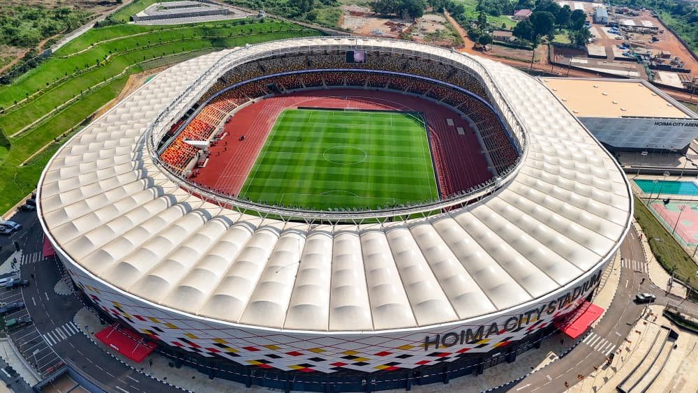 OgwangOgwang's tweet photo. Today, the new Hoima City Stadium will host its first international match as @UgandaCranes🇺🇬 takes on Libya 🇱🇾  in a 2027 AFCON qualifier. 

This is surely a dream come true, and I am excited about this historic milestone. I urge Ugandans to turn up in huge numbers and be part of the dream, but also take some time off to explore the beautiful Hoima City and support the local economy.

But most importantly, Hoima City Stadium is still a delicate egg, let us use the facility responsibly. Catch you there!