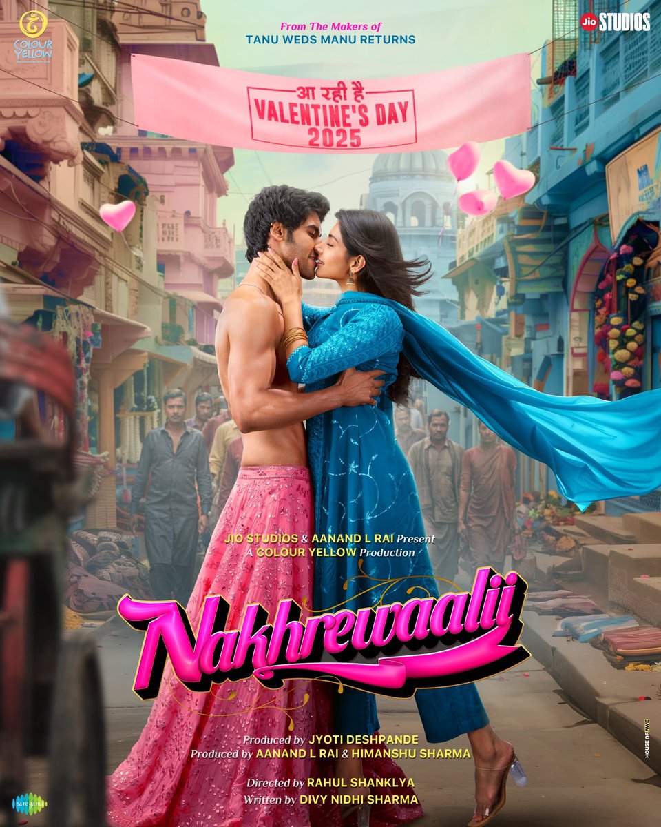 CinemaRareIN's tweet photo. Direct to Digital Release..

#Nakhrewaalii directed by @RahulShanklya, produced by @JioStudios &amp; @colouryellow_in, ft. #AnshDuggal &amp; @officialpragati finally gets a release - premieres this November on @netflix.

@DivyNidhiSharma #JyotiDeshpande @aanandlrai #HimanshuSharma https://t.co/p1xcjBCb95