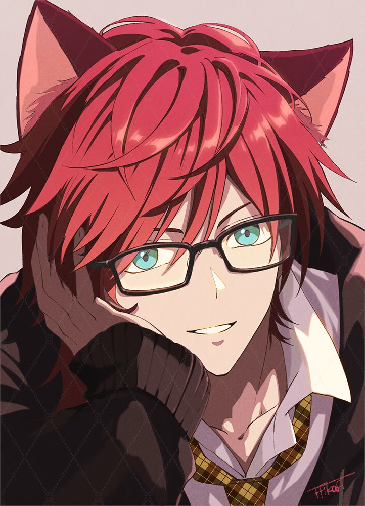 Hikari_0o0o0's tweet photo. ねこみみ眼鏡ろれ https://t.co/awhLJqh0xZ