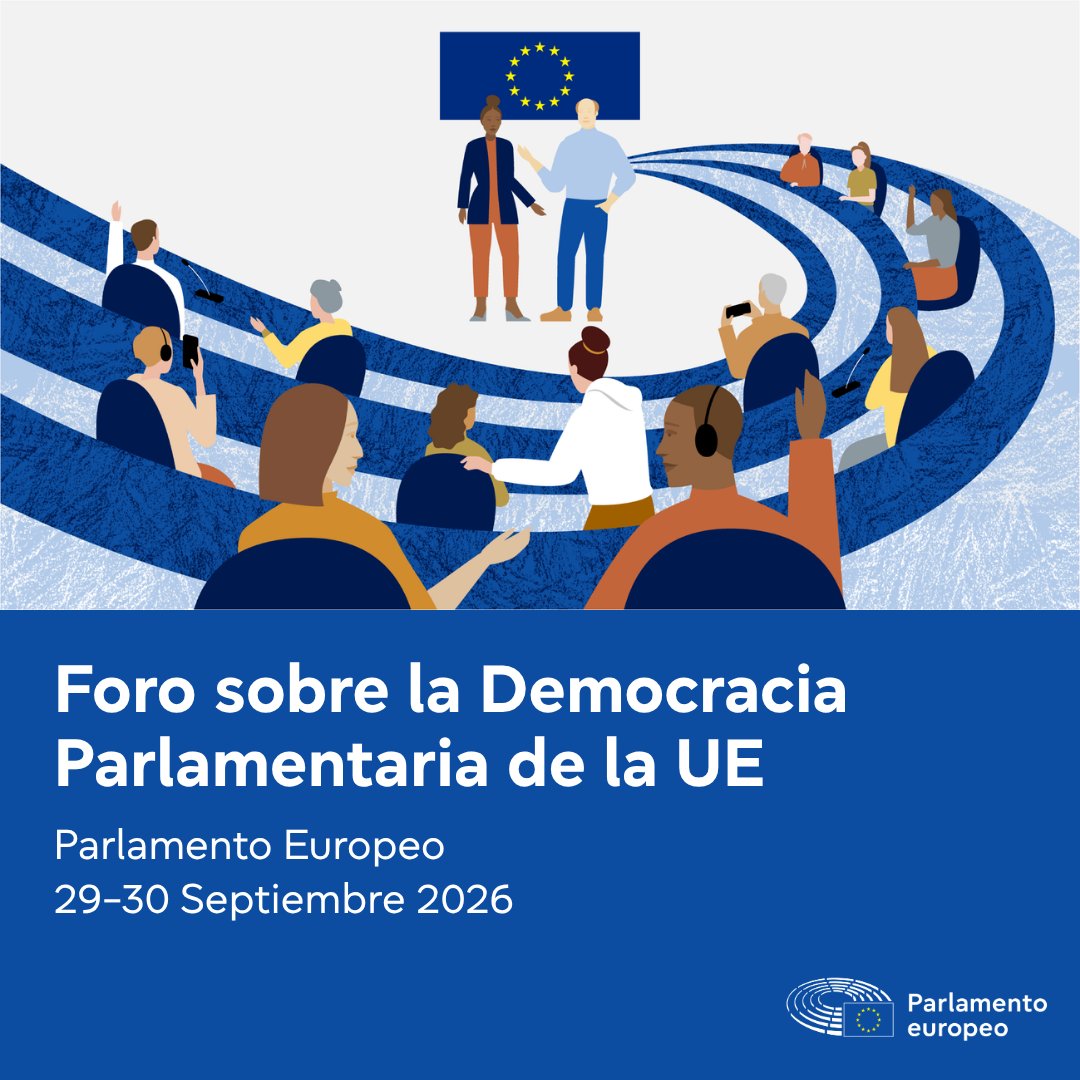 Europarl_ES's tweet photo. 🏛️ La democracia europea a debate.

🗓️ 29–30 sep | 
📍 Parlamento Europeo, Bruselas

II Foro sobre a Democracia Parlamentaria de la UE: elecciones, sociedad civil, control parlamentario y diplomacia. 

Programa: https://t.co/1LJKoWwfry

#DemocraciaEnAcción https://t.co/FDLYXHlg22