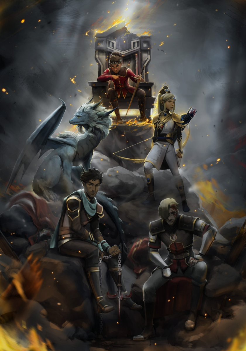 ilredeidraghi_'s tweet photo. Per celebrare la fine della settima stagione, ecco i poster a grandezza naturale (senza loghi) realizzati dalla talentuosissima Hanna Hofer!
I creatori Aaron Ehasz e Justin Richmond
@thedragonprince
#TheDragonPrince #TDP #ilprincipedeidraghi #stagione7 #background https://t.co/3LgaDOrujZ