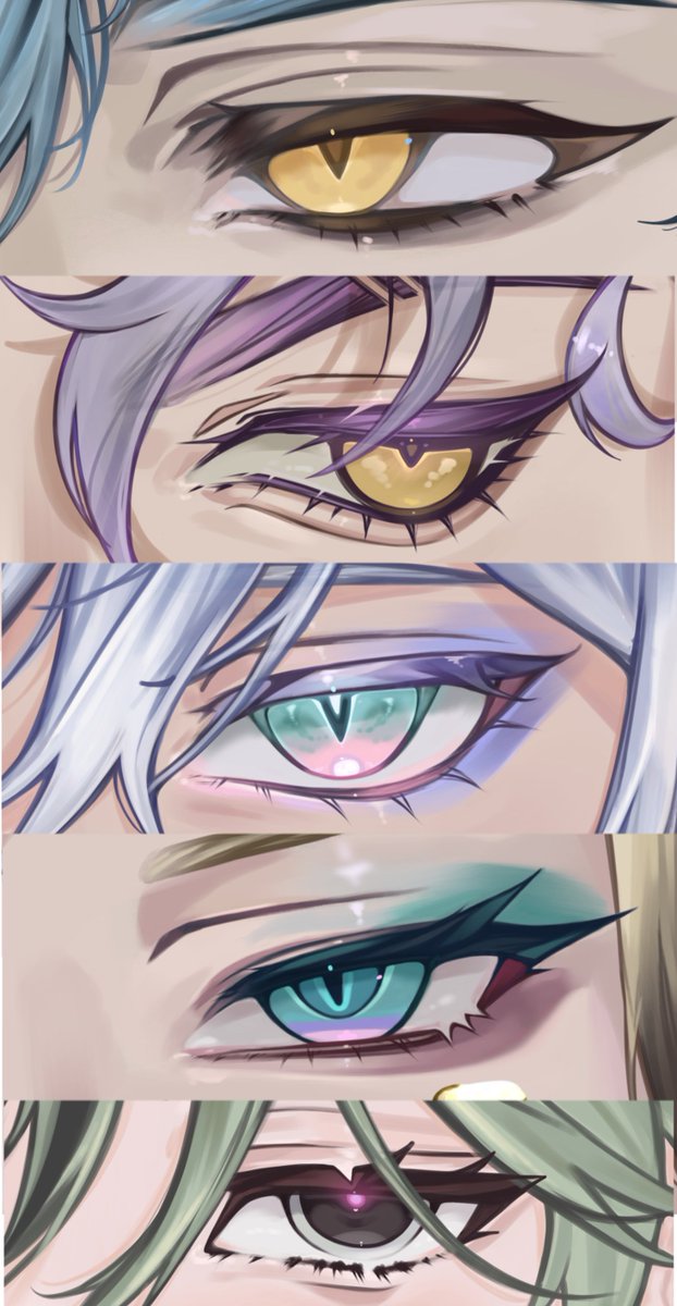 chocola_lady's tweet photo. Finally finished them all ! lately keeping up with everyone is kinda hard since am busier than ever before (😅papers ahhh) am happy I at least could do something I enjoy while all this work hehe :3 https://t.co/STtZ3dp8ba