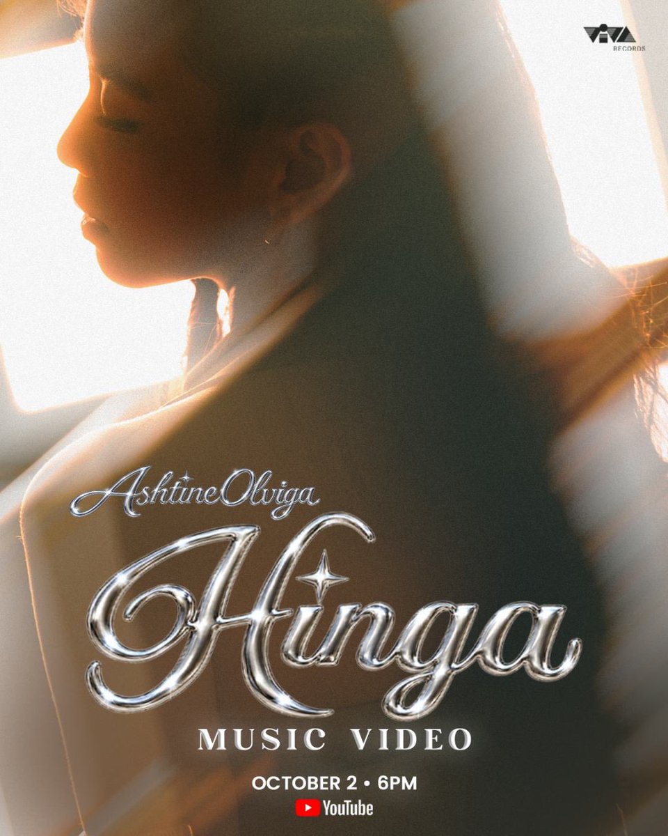 viva_records's tweet photo. Kailangan mo lang huminga 🙏🏼

Ashtine Olviga’s “Hinga” music video is arriving. 🔥
October 2 • 6pm
Ashtine Olviga’s YouTube channel. 

#AshtineHingaMV https://t.co/U2YGE08H6q