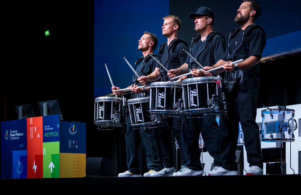 EuropeanPPC's tweet photo. 📸 EPPC26 Throwback: The Opening Entertainment 🥁

What better way to start EPPC26 than with the incredible Copenhagen Drummers? They brought so much energy into the room before the first keynote had even begun and set the tone for an unforgettable few days!

See more photos 👉 https://t.co/lzxn8zq4rk