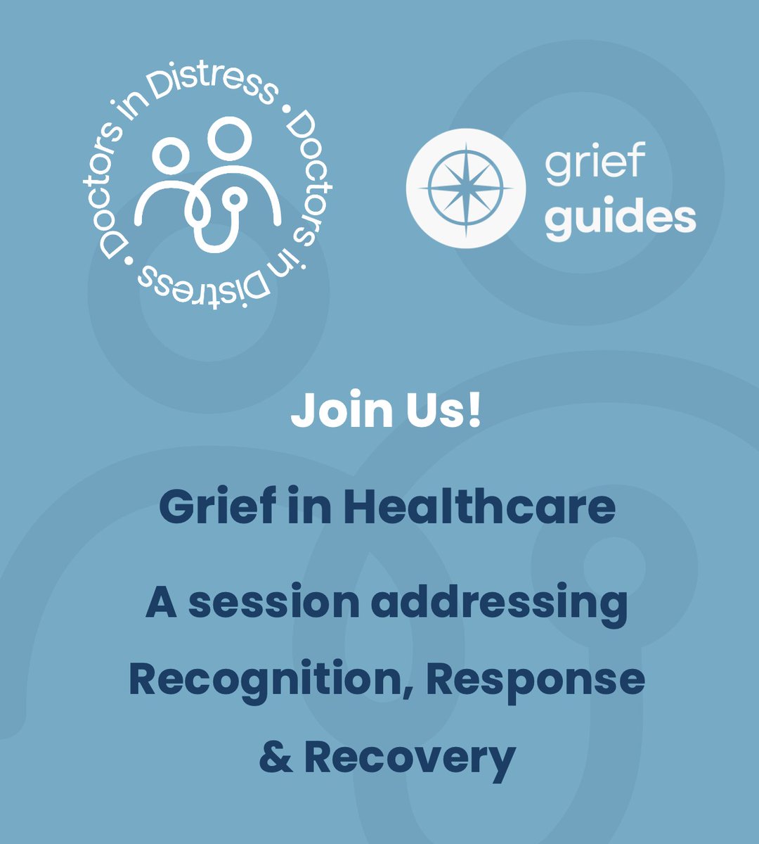 DoctorsDistress's tweet photo. Just 2 weeks to go before our first session, Grief in Healthcare: recognising, responding and recovering from loss.

The next session is on the 13th October at 12:30pm. 

👉 Find out more and book your place, free of charge:
https://t.co/j29tfKFi6z https://t.co/iDJ2iEzGBl