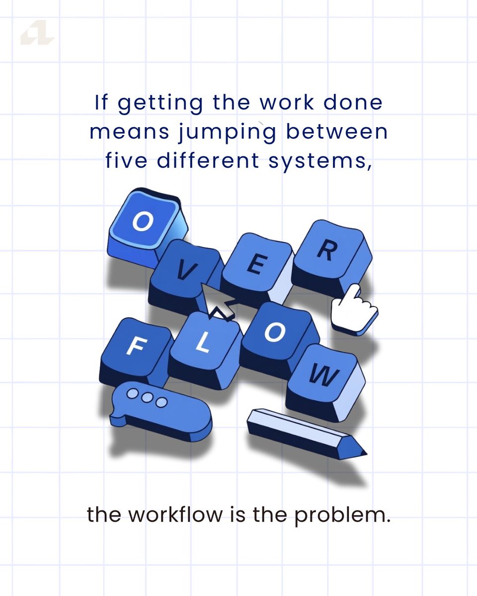 AntiLinearTech's tweet photo. One task. Five tabs. Three logins. Still not done.

When tools don’t connect, simple tasks can become unnecessary back-and-forth.

ALT takes the friction out of the process, so your team can focus on the work.

Ready to make your workflow work better? Link in bio.

#ALT https://t.co/WNaCVX9Pxu