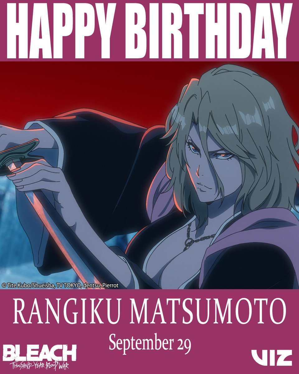 VIZMedia's tweet photo. Happy birthday to Rangiku Matsumoto! 🧡🍶

She may love to relax, but never underestimate the Lieutenant of Squad 10 🔥 https://t.co/OLRzeAK4As