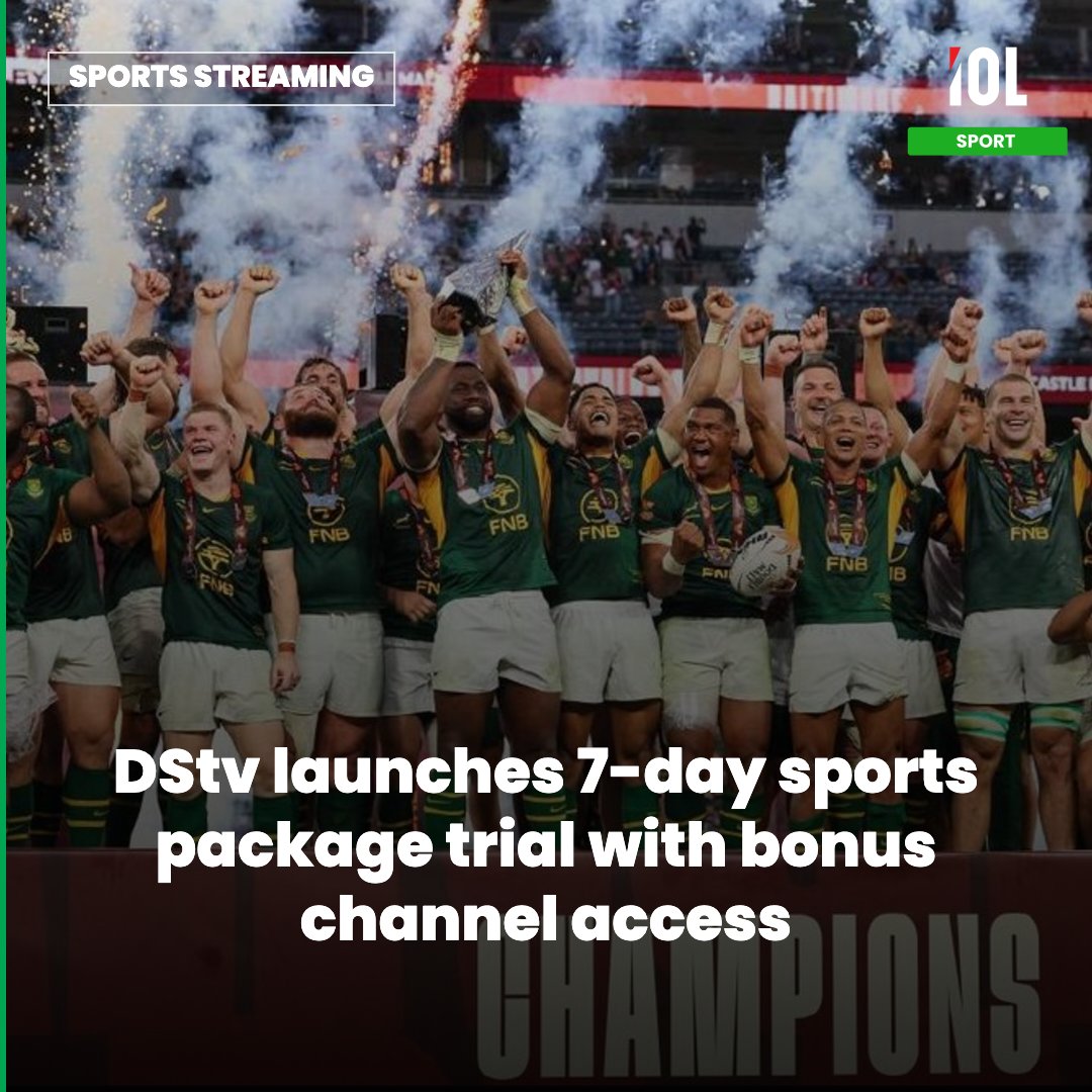 IOLsport's tweet photo. DStv will begin trialling upgraded sports packages for customers on Tuesday, allowing subscribers to experience higher-tier content at no extra cost.
Read on https://t.co/Gl2hE77sBh
#DStv #SportsStreaming #SuperSport #SportsFans #StreamingService #SouthAfricaSports #SportsNews https://t.co/qNyHGetyNp
