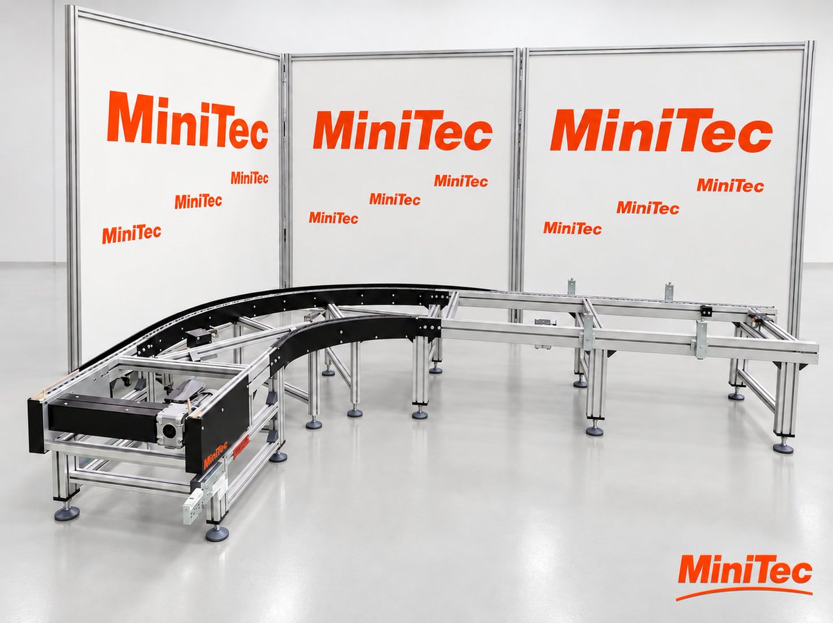 minitecesp's tweet photo. Una línea FMS MiniTec adaptada al recorrido de cada proyecto.
Tramos rectos, curvas y una configuración modular para integrar el transporte y la acumulación en procesos industriales.
#MiniTec #FMS #AutomatizaciónIndustrial https://t.co/DbheCVS9Q4