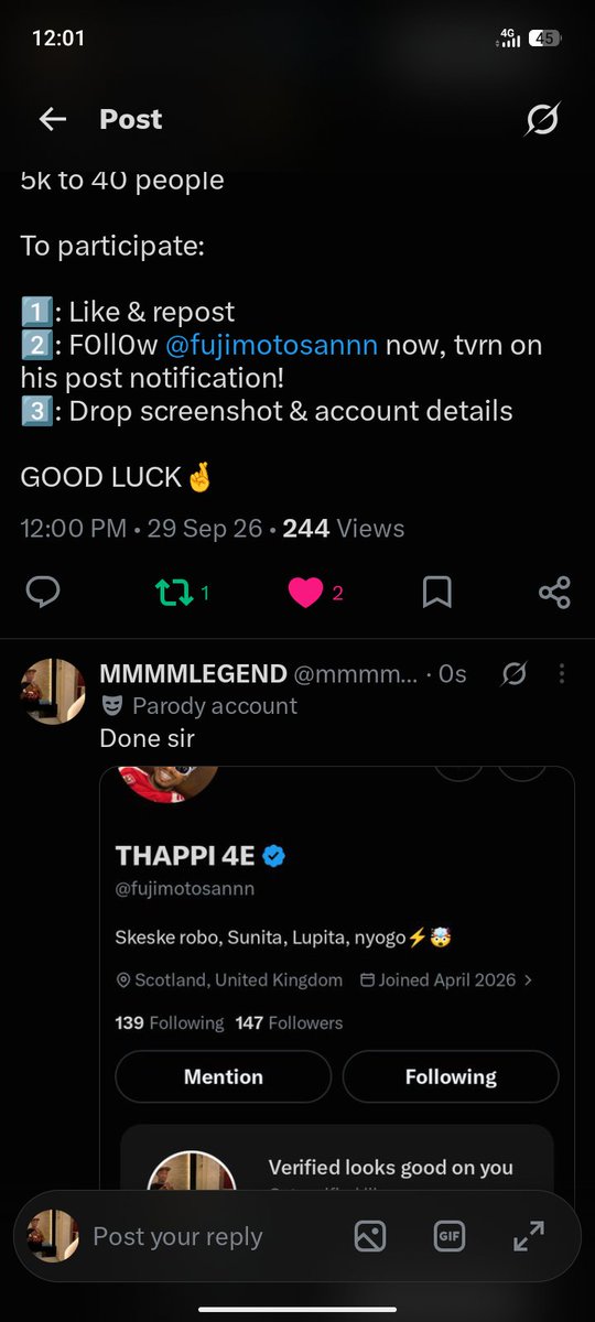 mmmmlegend's tweet photo. @TheDamiForeign @fujimotosannn Done ❤️📍 https://t.co/49YeCSlyaI