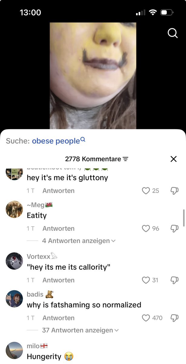 56diary's tweet photo. As funny as it might be when you type it out theres still a little kid behind the screen that most definitely doesnt have any fault for being obese https://t.co/WIj75AcEDG