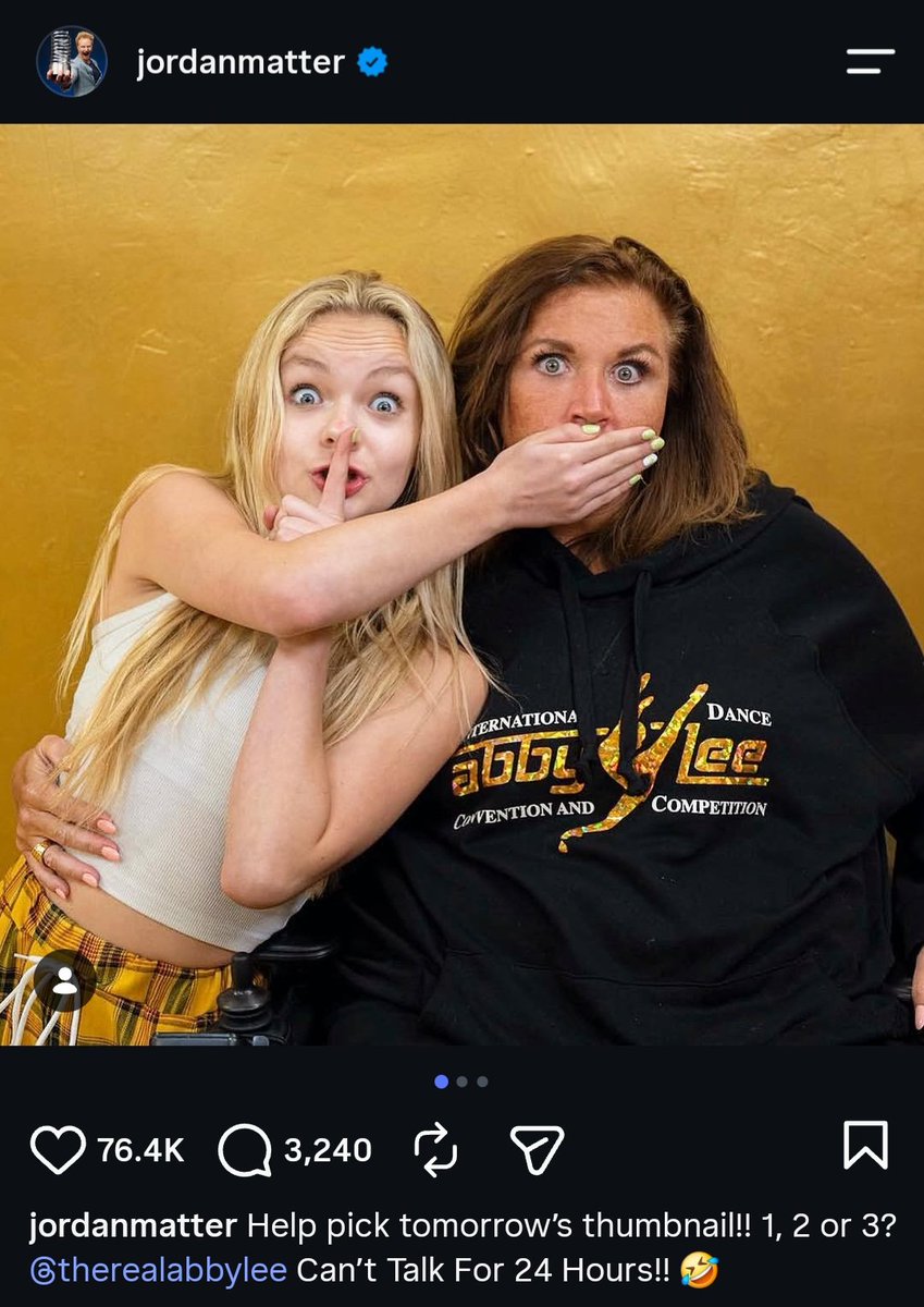 TheHumanLead1's tweet photo. Anyone watch 'Dance Moms' with Abby Lee Miller?
He does the "eye of horus" and "vow of silence" poses.
So do the "girls".
What's the big secret? https://t.co/GpTzludUIq