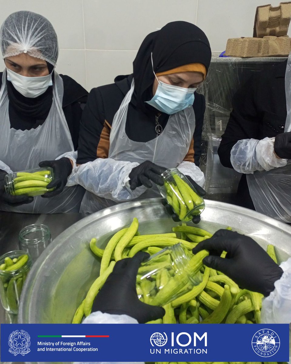 FondationSafadi's tweet photo. Highlights from the Food Processing training in Bekaa designed to enhance readiness for employment in Lebanon and beyond. Delivered by Al Safadi Foundation in collaboration with @IOMLebanon’s Abeona Project. Supported by @ItalyMFA_int. https://t.co/QbIQSCE31x