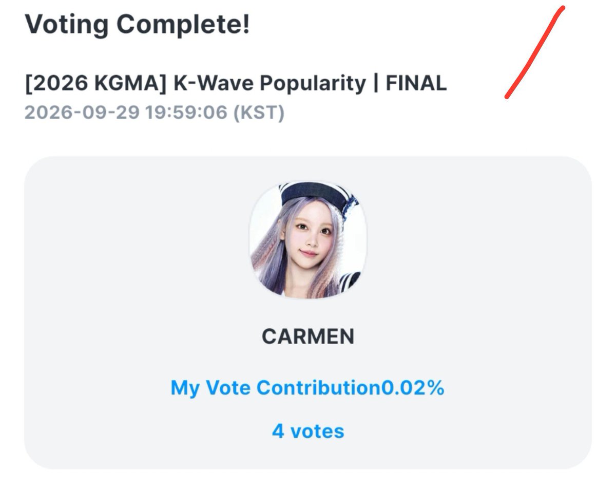 2728Crmn's tweet photo. nabung donasi hari ini buat #Carmen
mulai dari 2000 5000 10.000, berapapun tiap hari, berarti banget. setor ke sini:
🔗https://t.co/tE2AIjOyga

drop vote jg nih. 1 2 3 vote, oke. bayangin ada 1000 orang ikut, bisa dapat 1000+ vote

yuk ikutan guys

#카르멘 #DukungCarmen2026KGMA https://t.co/xWdklbMHjJ