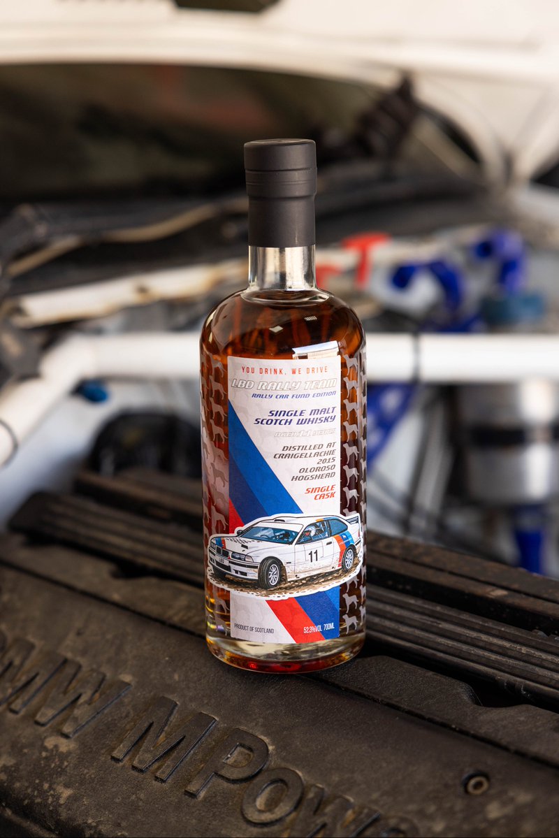 LBDspirits's tweet photo. LBD Rally Car Fund 
2015 Craigellachie 1st Fill Oloroso
180 Bottles
You Drink
We Drive
Get your name on our car for the Anglo Caledonian Rally!
#LBDrallyteam #youdrinkwedrive https://t.co/Sr8zjxXKmB