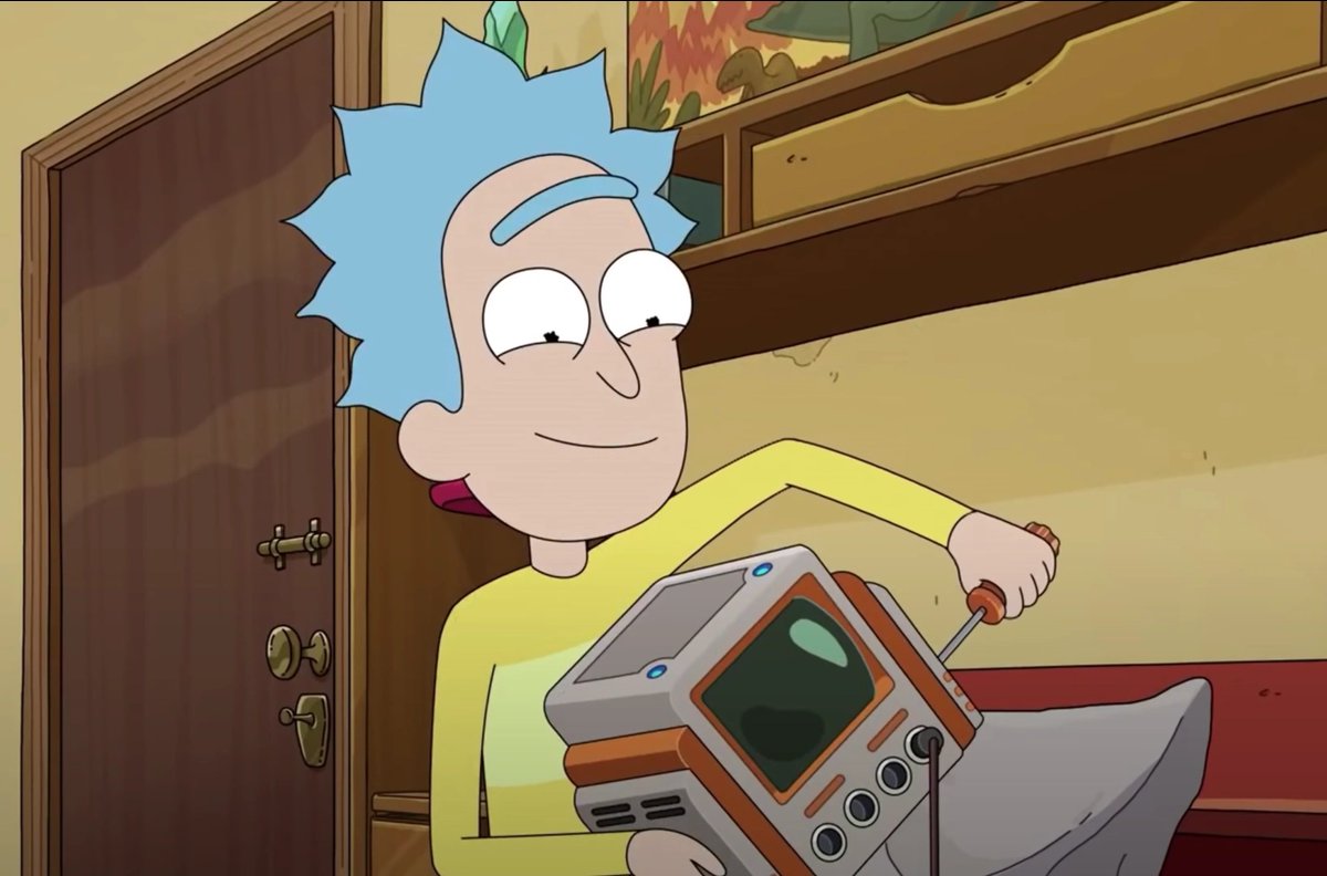 rouxpomme's tweet photo. young rick looks like a little chick https://t.co/WiRoVzmiTW