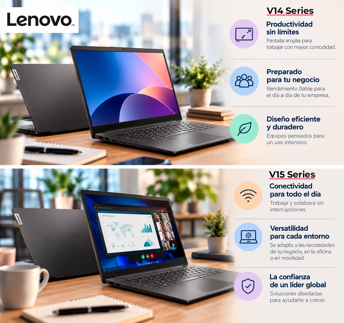 DMI_Computer's tweet photo. ¿Qué busca una empresa al renovar portátiles?

Fiabilidad y continuidad. Las series Lenovo V14 y V15 encajan en pymes, oficinas y tienda, con opciones de venta cruzada.
Contacta con tu comercial DMI.

#DMIComputer #CanalIT #Lenovo #Portátiles https://t.co/IkmC999XXL