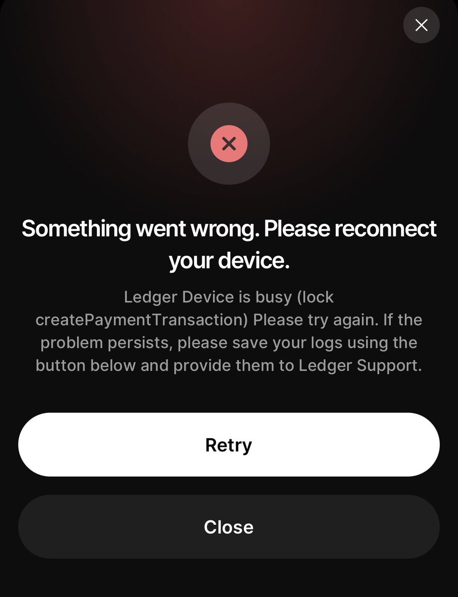 rmatt66's tweet photo. @Ledger_Support 

Why can’t I make transfers? https://t.co/iB6WkhbJGP