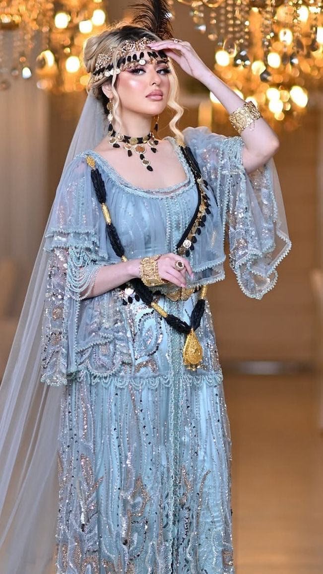 ArchVisionW's tweet photo. Algerian Woman in traditional costume 🇩🇿 https://t.co/IpYuNPQp7g
