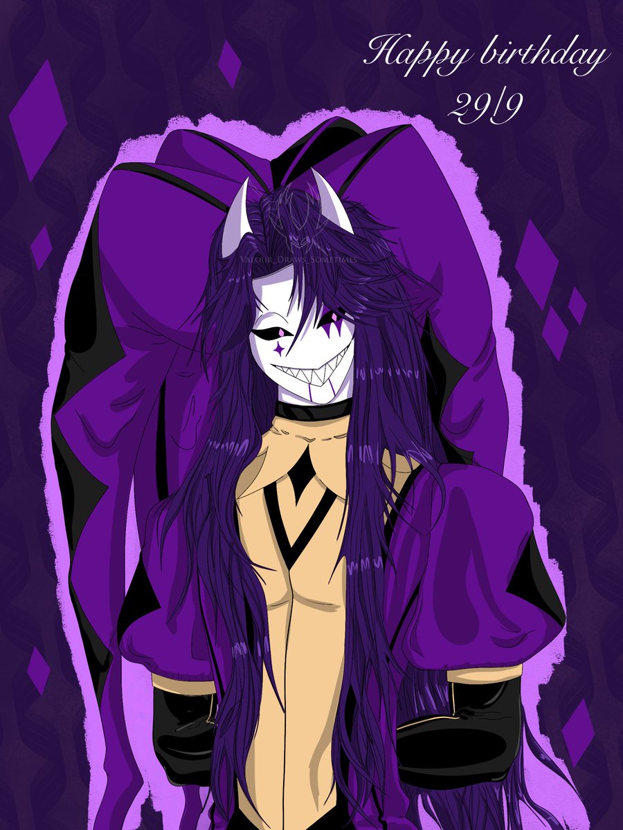 ValourDraws's tweet photo. Happy birthday my gorgeous mans! 

This was my first attempt at drawing jester too and I’m so proud of it!

#thefreakcircus #tfc #jestertfc #art #freakcircus https://t.co/XvwsamFbhX