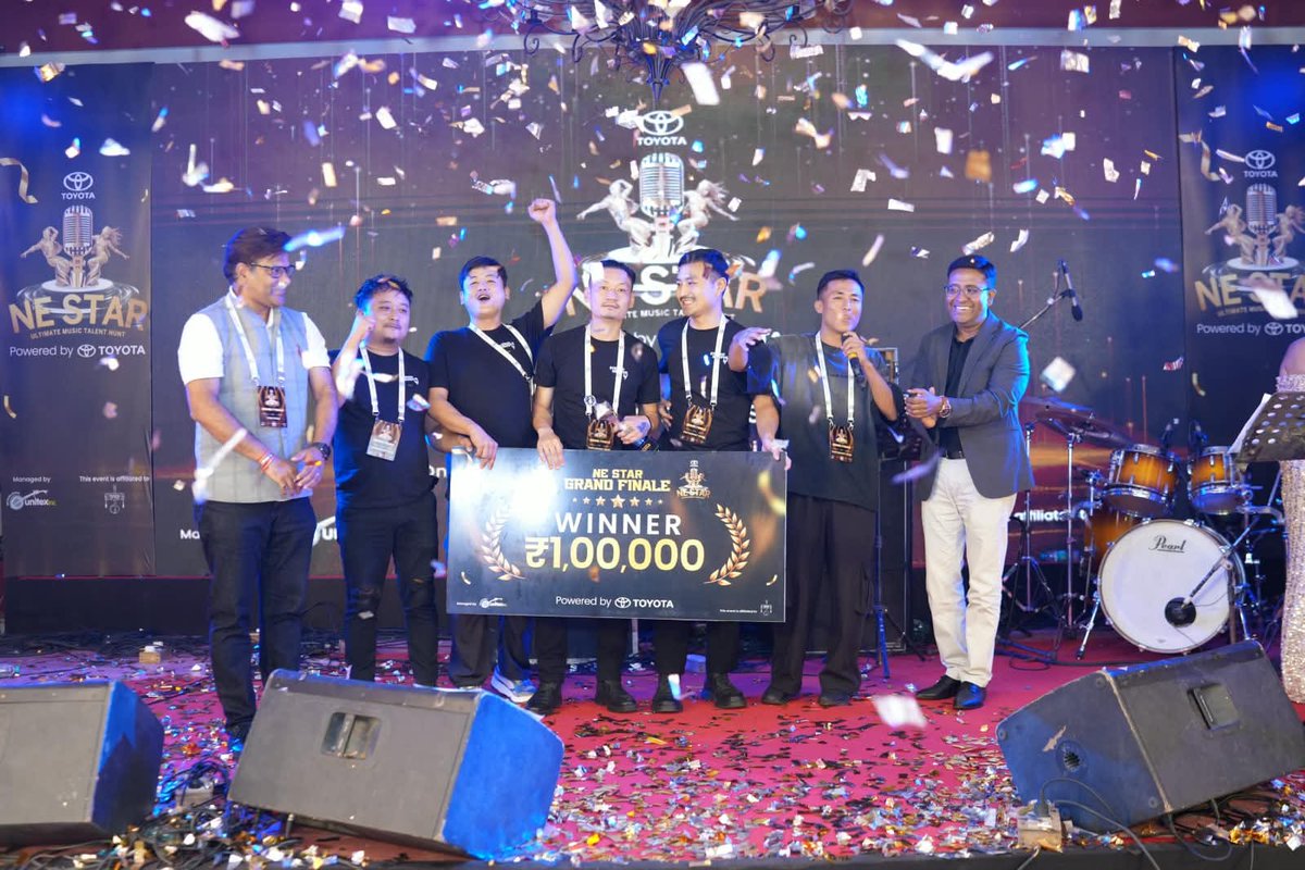 NewsStar69313's tweet photo. Toyota Kirloskar Motor Crowns Stereo Groove From Nagaland As NE Star 2026.
#Toyota #Kirloskar #Motor #Crowns #Stereo #Groove #From #Nagaland #As #NE #Star2026 #Guwahati #Assam
https://t.co/yHLpdIhyoB https://t.co/9w8Rs645uy