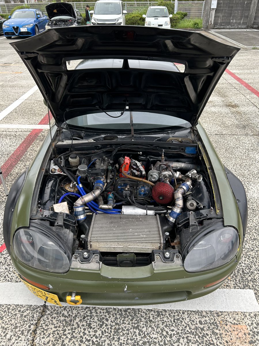 WAKIZONOFACTORY's tweet photo. 静岡県富士宮市にて、自動車整備＆チューニングショップ「WAKIZONO FACTORY」を開業いたしました！デモカーはEA11Rカプチーノ。ZC33Sタービン×LINK ECU制御で【シャシダイ実測164.6PS】を達成しています   走りのチューニングからO/H、メンテまでお任せください！
#WAKIZONOFACTORY #EA11R #LINKECU https://t.co/GHItIetbLs
