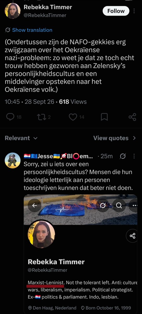 bloem_jesse's tweet photo. En toen werd het @RebekkaTimmer te veel. 🤣 https://t.co/fKrdct41nb