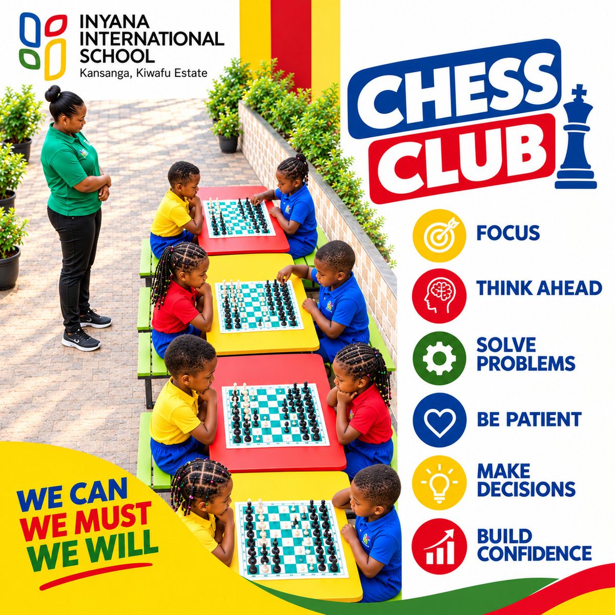 PreschoolInyana's tweet photo. At Inyana International School, every move helps nurture confident, strategic young thinkers. 
From as early as 3 years old, chess builds focus, patience, problem-solving and decision-making.
#InyanaInternationalSchool #ChessClub #EarlyYears #YoungMinds #InternationalSchoolUganda https://t.co/aIwE8OwpeX