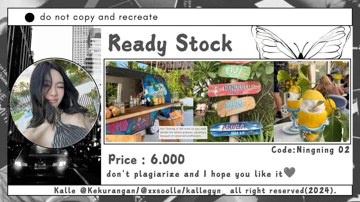 xxsoolle's tweet photo. Any interaction are appreciated🍒 

Malam! Aku kembali membawa kan 8 layout Ready stock karina dan Ningning terbaru. sudah free retext &amp; dapat Ava jpg dan juga Png nya. Jika mau bisa langsung dm yeu😍

#bealanja https://t.co/grH6YCPCiO