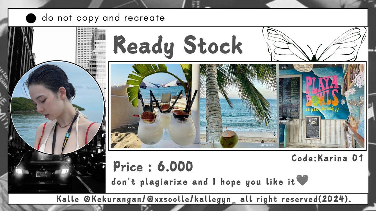 xxsoolle's tweet photo. Any interaction are appreciated🍒 

Malam! Aku kembali membawa kan 8 layout Ready stock karina dan Ningning terbaru. sudah free retext &amp; dapat Ava jpg dan juga Png nya. Jika mau bisa langsung dm yeu😍

#bealanja https://t.co/grH6YCPCiO