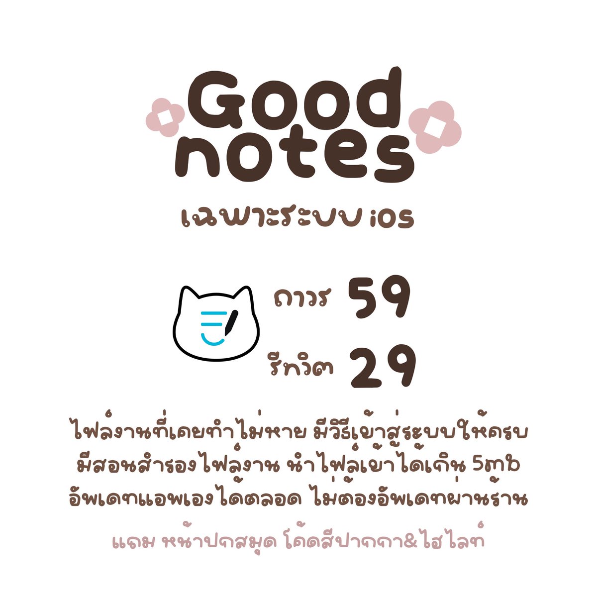 Brendaph6lv's tweet photo. 𓍯🍀🍊#goodnoteราคาถูก ถาวร 

พารา 59  
รีทวิต 29 

ใช้เมลตัวเองโหลดแอพ
อัพเดทเองได้ตลอด 

♡ ทักบ้านเขียวเท่านั้น : @231gfavq (มี@)

#หารgoodnotes #หารgoodnote https://t.co/TYvTyBHlpU