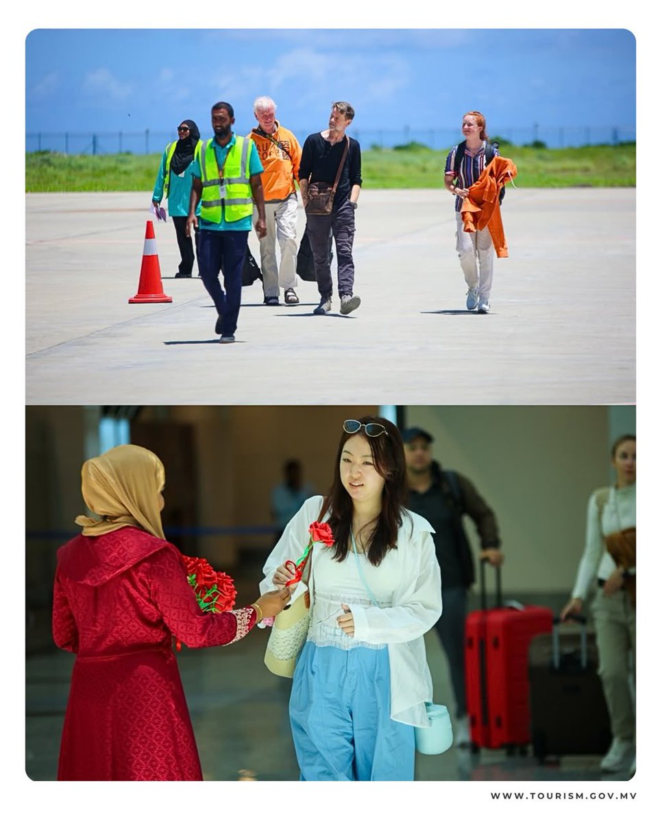 MoTmv's tweet photo. މިއަހަރުގެ ދުނިޔޭގެ ފަތުރުވެރިކަމުގެ ދުވަސް ފާހަގަ ކުރުމުގެ ގޮތުން މިނިސްޓްރީ އޮފް ޓޫރިޒަމް އިން ކުރިއަށް ގެންދާ ހަރަކާތް ތަކުގެ ތެރެއިން، ރާއްޖެއަށް ޒިޔާރަތްކުރާ ފަތުރުވެރިންނަށް އަމާޒުކޮށްގެން ކުރިޔަށް ގެންދެވޭ މަރުހަބާ ކިޔުމުގެ ހަރަކާތެއް 27 ސެޕްޓެމްބަރ 2026 ވާ އާދީއްތަ ދުވަހު ރާއްޖޭގެ ހުރިހާ އެއަރޕޯޓްތަކުގައި ކުރިޔަށް ގެންދެވުނެއެވެ. މިހަރަކާތަކީ ފަތުވެރިކަމާއި މަދަނީ އުދުހުންތަކާއި ބެހޭ ވުޒާރާއާއި މޯލްޑިވްސް އެއަރޕޯޓްގެ ކޮމްޕެނީ ލިމިޓެޑްއާއި ގުޅިގެން ކުރިއަށް ގެންދެވުނު ހަރަކާތެކެވެ. ދުނިޔޭގެ ފަތުރުވެރިކަމުގެ ދުވަސް ފާހަގަކުރުމަށް ދުނިޔޭގެ ފަތުރުވެރިކަމުގެ ޖަމްޢިއްޔާ، ޔޫ.އެން ޓޫރި��ަމް އިން ކަނޑައަޅުއްވާފައިވާ ޝިޢާރަކީ 
 
“Digital Agenda and Artificial Intelligence to Redesign Tourism”

ފަތުރުވެރިކަމަށް އައު ދިރުމެއް ގެނައުމަށް ޑިޖިޓަލް އެޖެންޑާ އާއި ��ާރޓފިޝަލް އިންޓެލިޖަންސް ފަންނިއްޔާތު ބޭނުންކުރުން