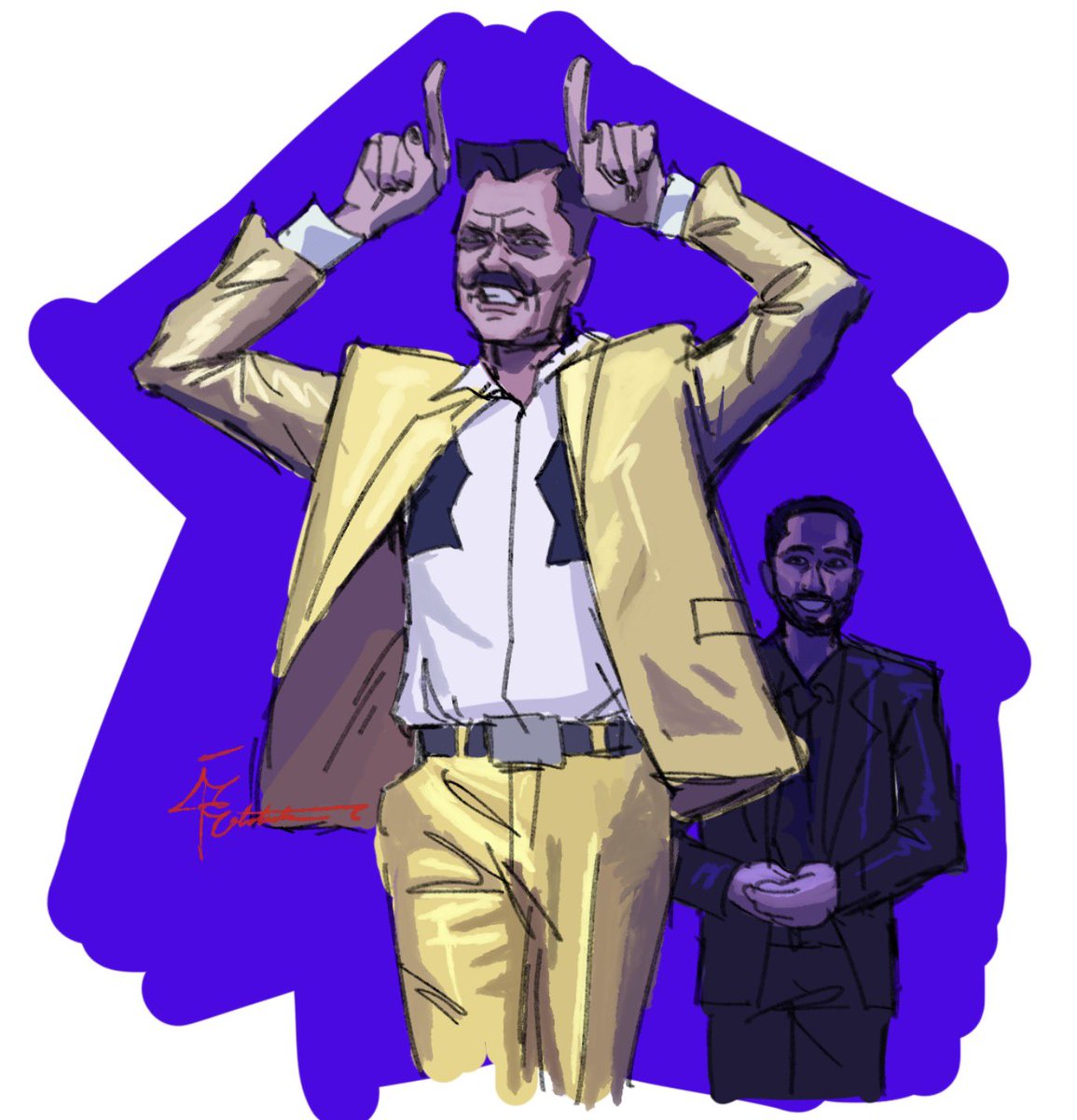 huevo_diabl0's tweet photo. I make a great David Bowie impersonator. (References below)
#Robotnik #DavidBowie #SonicMovie #Eggman #DrRobotnik https://t.co/lXUwe38Vto