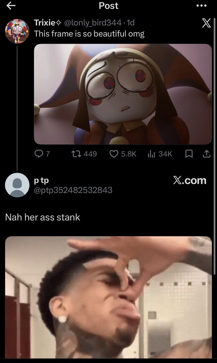 lonly_bird344's tweet photo. Pomnis dick so good he can’t hop off it https://t.co/t1kI1Rpycc